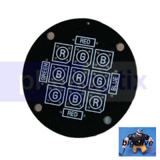 10 x Superflux RGB LED PCB MR16 DIY Circuit Board