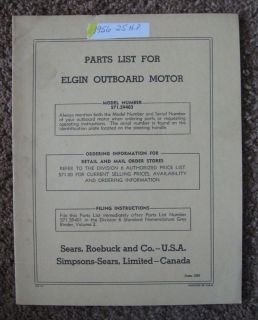 elgin boat motor in Outboard Motors & Components