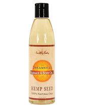 EARTHLY BODY HEMP SEED MASSAGE AND BODY OIL 8 oz