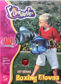 Inflatable Giant Boxing Gloves 21 53cm Kids Adult Garden Fun Novelty