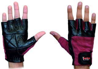 Boom Pro Pure Cow Leather Gym Gloves,Weight Lifting Gloves,Fitness and 