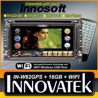 Innovatek W62 GPS WIFI BLUETOOTH CAR DVD/CD//DIV​X STEREO WEB HD 