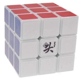     Dayan II 2 Guhong 3x3 White Speed Cube Puzzle 3x3x3/Extra Sticker