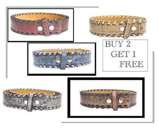 Womens Braided Leather snap belt strap for LADIES Waist