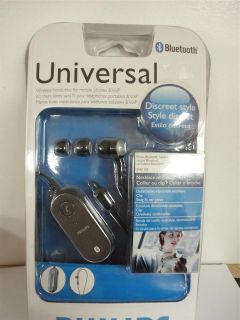 Phillips SHB1300 Headset Universal Necklace Clip On Wireless Hand Free 