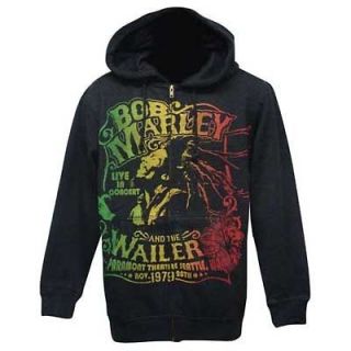 Bob Marley and the Wailers Trenchtown Rock Hoodie Vintage Style Soft