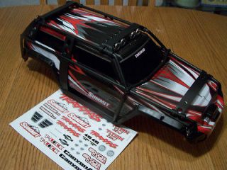   10 Summit 5607 Black Red Silver Factory Painted Body w ExoCage Decals