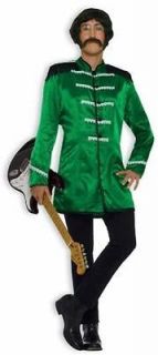 New Mens Costume Green British Beatles Retro 60s Outfit