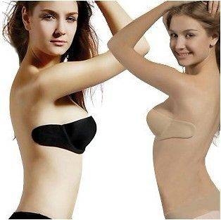   Fancy Cup B C D Self Adhesive Push Up Strapless Breast Bra TF01Z