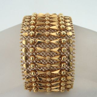 HadarVintage 1940s 18K Gold Art Deco Bracelet (eb387)