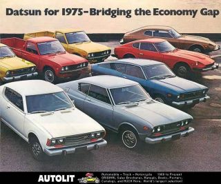 1975 Datsun B210 710 610 260Z & Pickup Sales Brochure