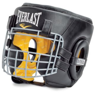 EVERLAST SAFETY CAGE LEATHER HEADGEAR XL bo​xing mma training