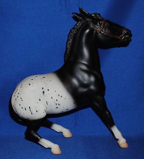 Breyer~1993~Bl​ack Horse Ranch~Blanket Appaloosa Balking Mule~LT 400 