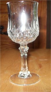 Newly listed 3 Cristal DArques LONGCHAMP Crystal WINE Glasses Goblets