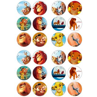 The Lion King 24x Edible Cup Cake Topper UK SELLER WORLDWIDE