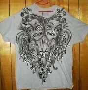 Freehanded Airbrushed tattoo design xl t shirt