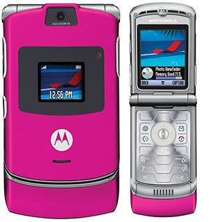 Motorola RAZR V3 (Unlocked) Magenta Pink GSM Camera Phone
