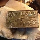 Winchester Repeating Arms New Haven Conn Belt Buckle 60s Vintage 