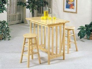 Welcome iHome Table and 2 Stools 3 Piece Set Breakfast Bar