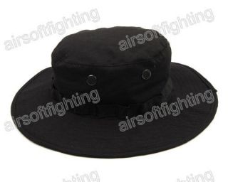 US Marine Military BDU Combat Boonie Cover Hat   Black A