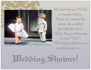 20 WEDDING BRIDAL SHOWER Invitations Env & Seals Monroe KIDS Cards 