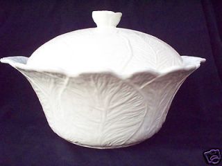   pottery El Camino Products tureen covered ceramic bowl cabbage USA