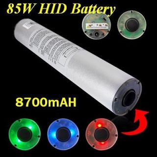   8700mAh HID Battery for 85W HID Xenon Torch Flashlight, Super Bright