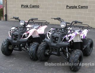 TWO 2012 125cc Med Size Youth ATV Utility Quads w/ 8 tires 4 wheeler 