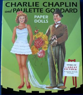 Charlie Chaplin and Paulette Goddard Paper Dolls