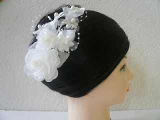 Artificial Silk Flower Hair Ornament/ Comb/Wedding/P​rom
