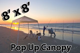 8x8 CANOPY POP UP CANOPY SPORTS SERIES WITH DESERT BRONZE VALANCE TARP 