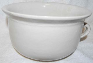 Primitive Chamber Pot, Royal Ironstone China Warranted with lid
