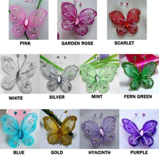 10pc Nylon Stocking Butterfly Wedding Decorations 2  U 