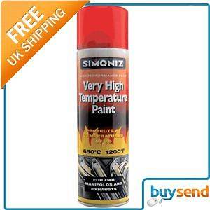   CAR MOTORCYCLE Red ENGINE Brakes High Temperature Spray Can Paint