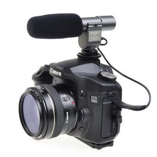   DV camera Stereo Microphone for 3.5mm MIC jack canon 7D 60D 5D Mark II