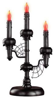   Sylvania Battery Op LED Gothic Halloween Candelabra With 3 Lights