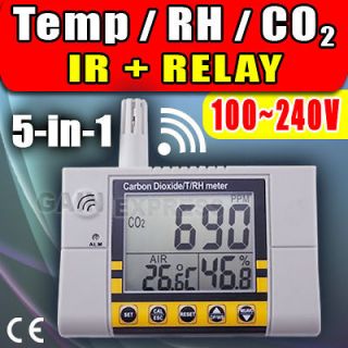   Indoor Air Quality Monitor Temperature RH Carbon Dioxide CO2 0~2000ppm