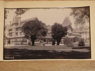 Johnsom 5 albumen photos Hotel del Monte 1890 Monterey California 