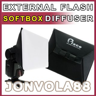 Mini Softbox Diffuser For Di622 Canon 580EX II 430EX External Flashgun 