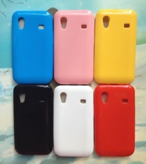 6PX New Candy Jelly TPU Soft Back Cover Case For Samsung Galaxy Ace 