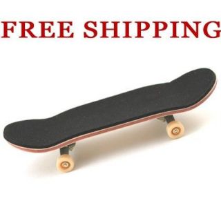 NEW Canadian Maple Wooden Deck Fingerboard Skateboard W/ Foam Tape 