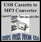 USB Cassette to  Converter   Convert cassette tapes into  files 