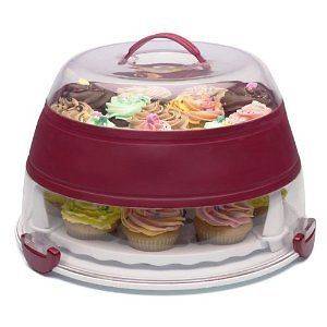 Progressive International Collapsible Cupcake and Cake Carrier