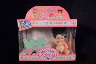 Hasbro Love A Bye Baby Doll w/ Real Wood Baby Carriage MISB NEW VHTF 