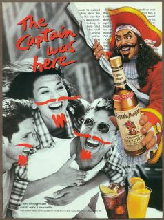 Captain Morgan Spiced Rum 1995 print ad / magazine advertisement 