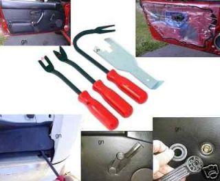 4PC Door And Trim Removal And Service Tool Kit Car Van Quality Garage 