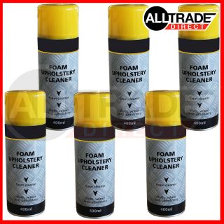 12 x Upholstery Foam Cleaner 400ml Fabric Carpet Car Cloth Pet Stain 