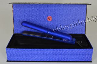 PYT Flat Iron Hair Ceramic Straightener BLUE 1.25