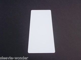   Record   DIVIDER CARDS   HALF FULL   WHITE PLASTIC  12 lp vinyl album