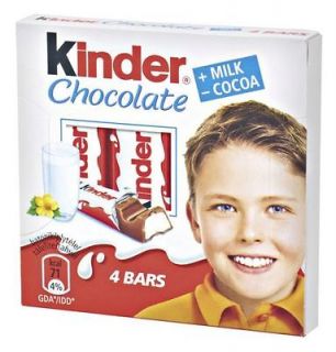 6x Kinder Chocolate 50g 4 chocolate bars in each box